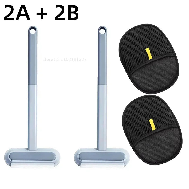 Ultimate Pet Hair Removal Gloves - Reusable Double-Sided Tool for Effortless Fur Cleanup on Carpets and Sofas