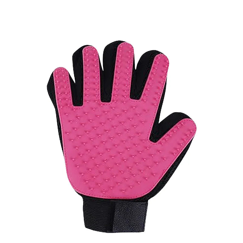 Pet Grooming Glove for Cats and Dogs - Deshedding Brush and Massage Tool for Bathing and Hair Removal