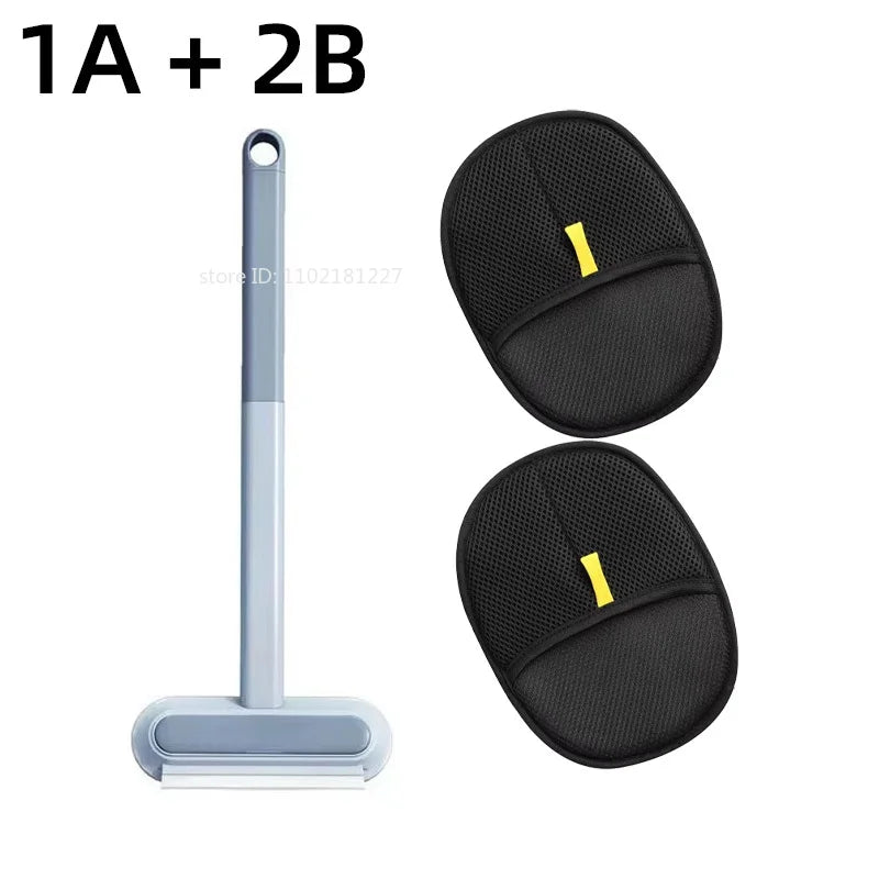 Ultimate Pet Hair Removal Gloves - Reusable Double-Sided Tool for Effortless Fur Cleanup on Carpets and Sofas