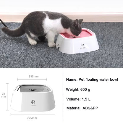 Floating Pet Water Bowl for Dogs and Cats - Splash-Free Design and Portable Water Dispenser