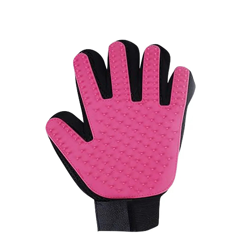 Pet Grooming Glove for Cats and Dogs - Deshedding Brush and Massage Tool for Bathing and Hair Removal