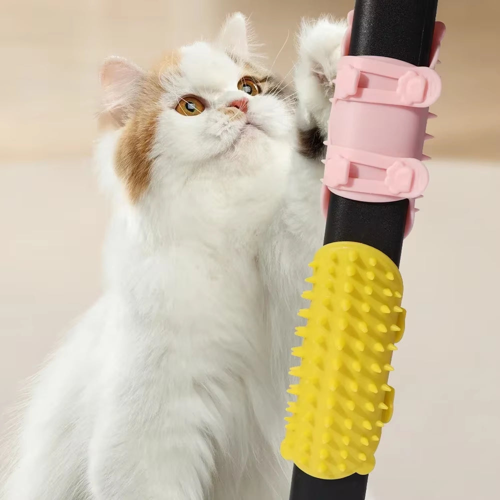 Fur-tastic Feline Fur-Removal Fiesta: The Ultimate Cat & Dog Sass-Brush Combo!