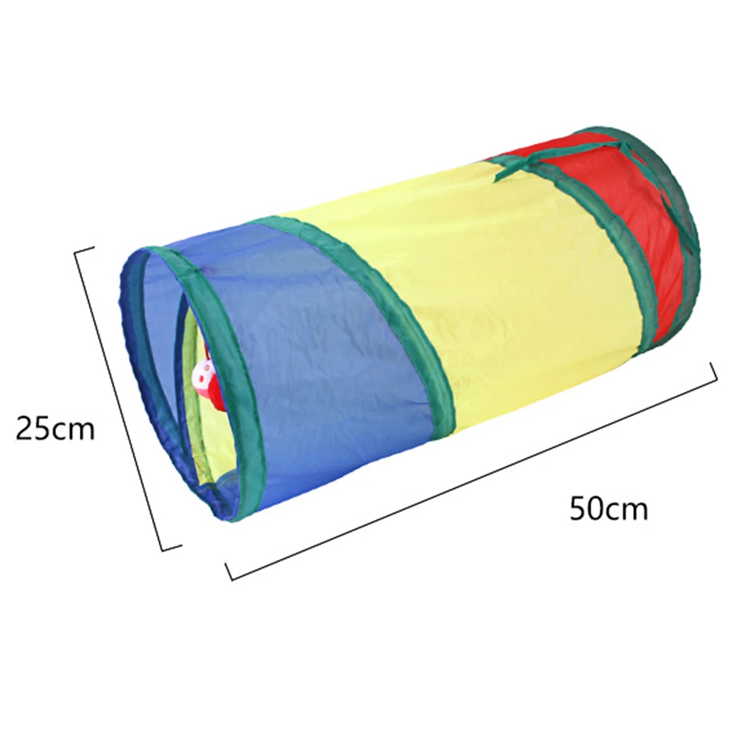 Exciting 22-Piece Cat Toy Set - Interactive Tunnels, Colorful Balls & Feather Teasers for Hours of Indoor Fun!