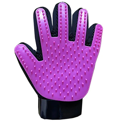 Pet Grooming Glove for Cats and Dogs - Deshedding Brush and Massage Tool for Bathing and Hair Removal