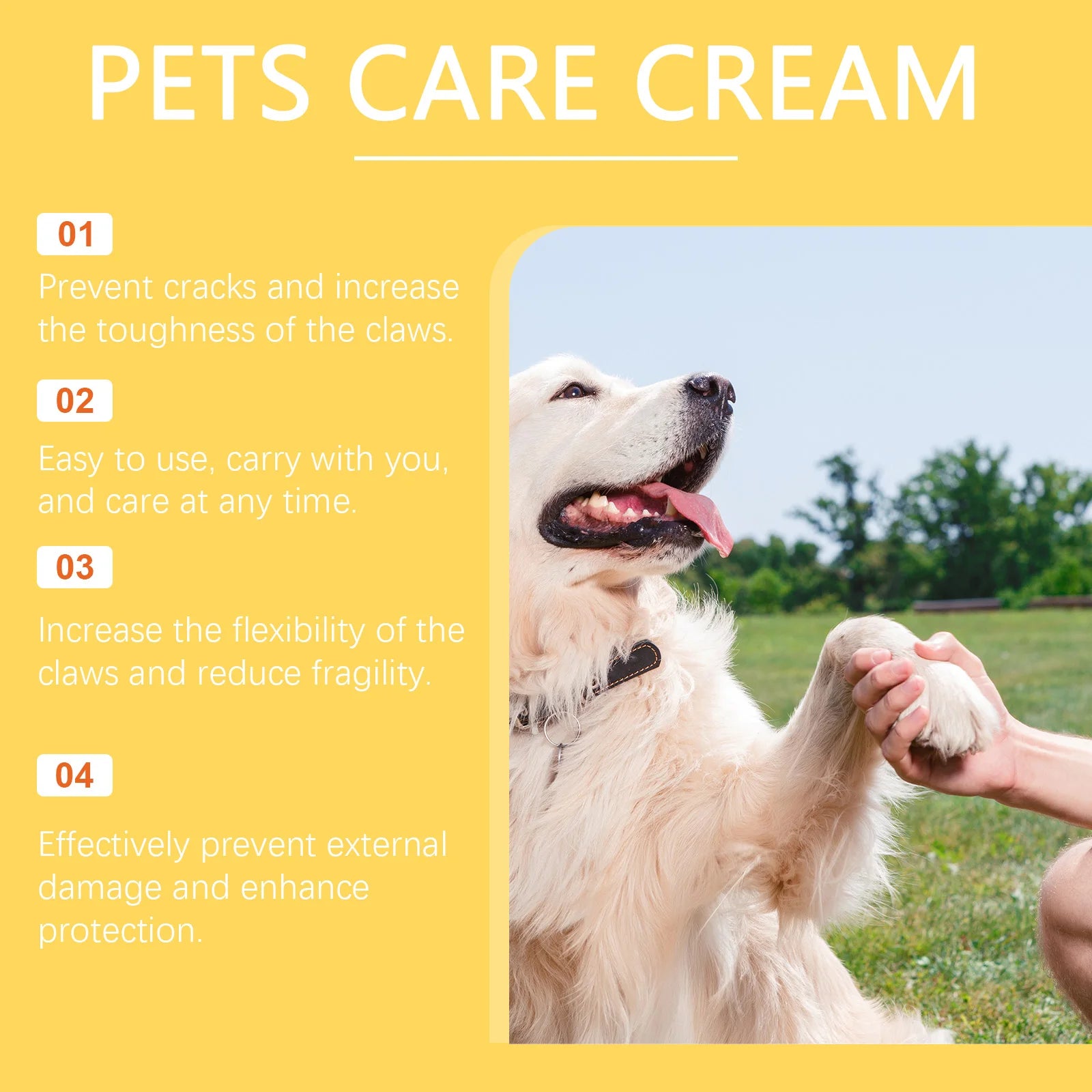 Ultimate Pet Paw Balm Stick - Vet Recommended Moisturizing Care for Dogs & Cats with Dry, Cracked Pads - All Season Protection!