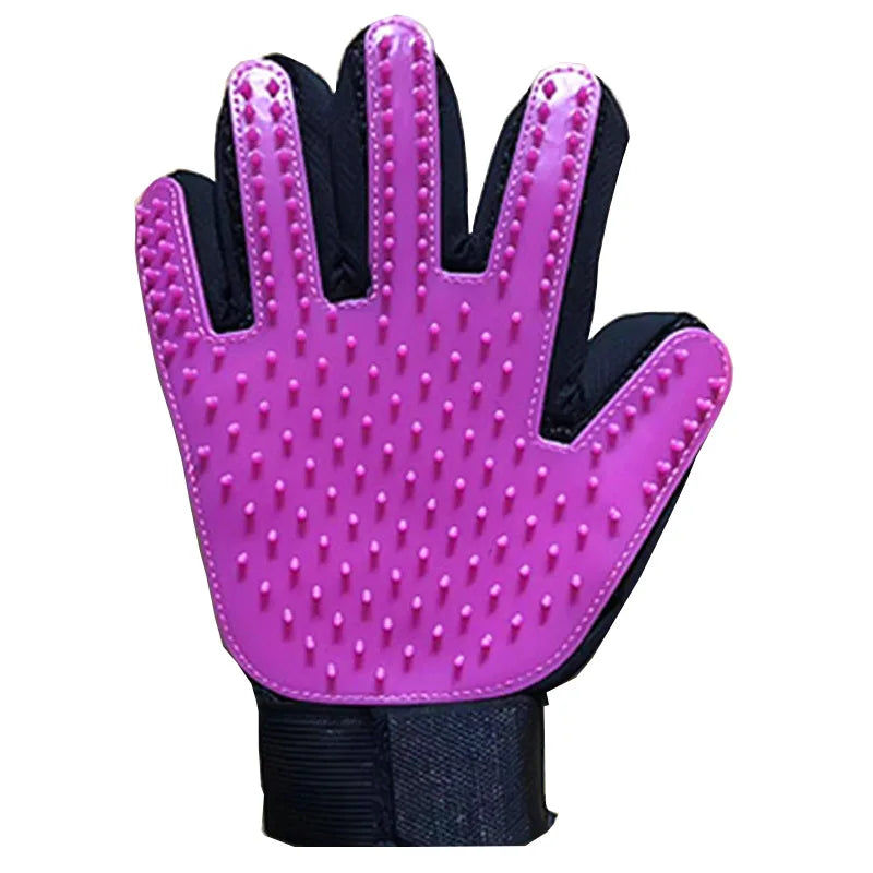 Pet Grooming Glove for Cats and Dogs - Deshedding Brush and Massage Tool for Bathing and Hair Removal